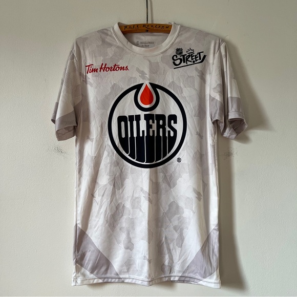 NHL Other - Edmonton Oilers NHL‎ Street Promo Dry Fit Shirt Size Small 28